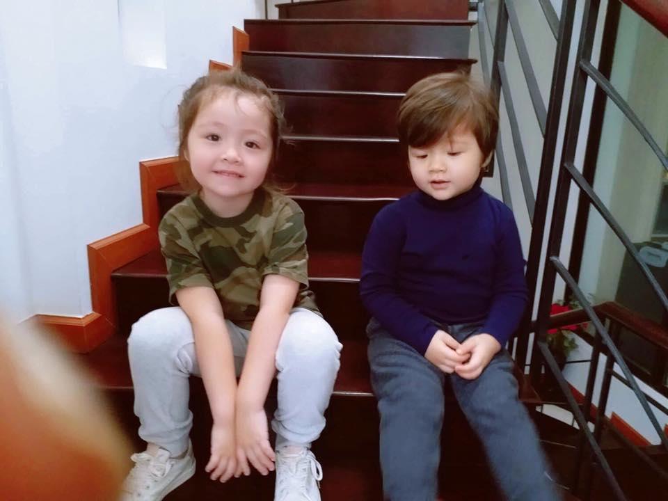 Ngắm mãi không chán những cặp nếp - tẻ đáng yêu như thiên thần nhà sao Việt-9