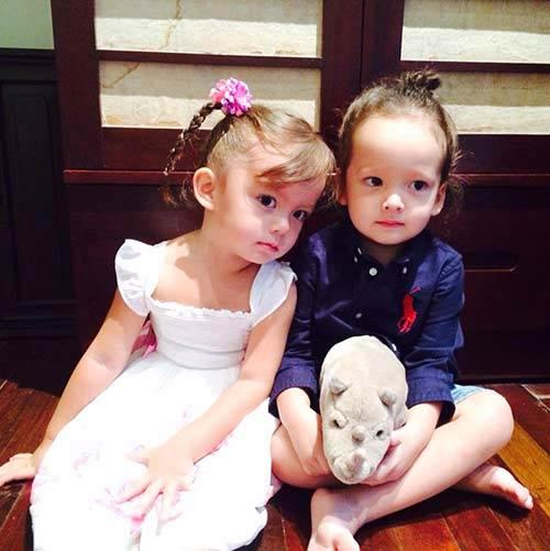 Ngắm mãi không chán những cặp nếp - tẻ đáng yêu như thiên thần nhà sao Việt-17