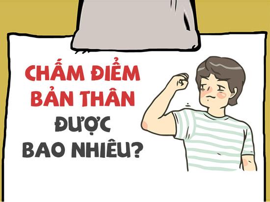 Chấm điểm bản thân dành cho hội con trai