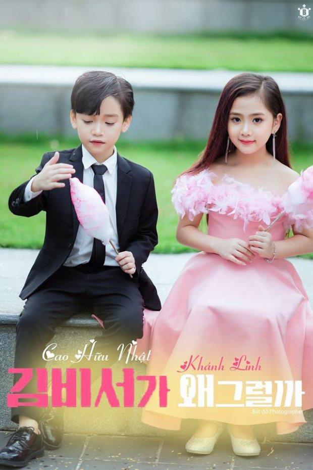 Lịm tim với bộ ảnh Thư ký Kim sao thế? không thể đáng yêu hơn của cặp mẫu nhí đình đám-1