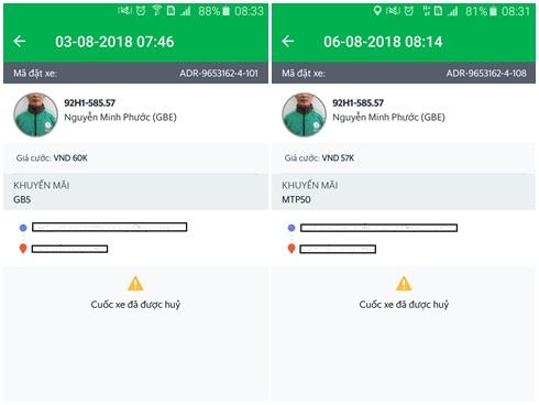 Tài xế GrabBike ở Sài Gòn truy đuổi, dọa giết khách trên đường phố