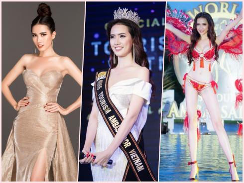 Những chiếc váy giúp Phan Thị Mơ tỏa sáng và đăng quang Hoa hậu Đại sứ Du lịch Thế giới 2018-13