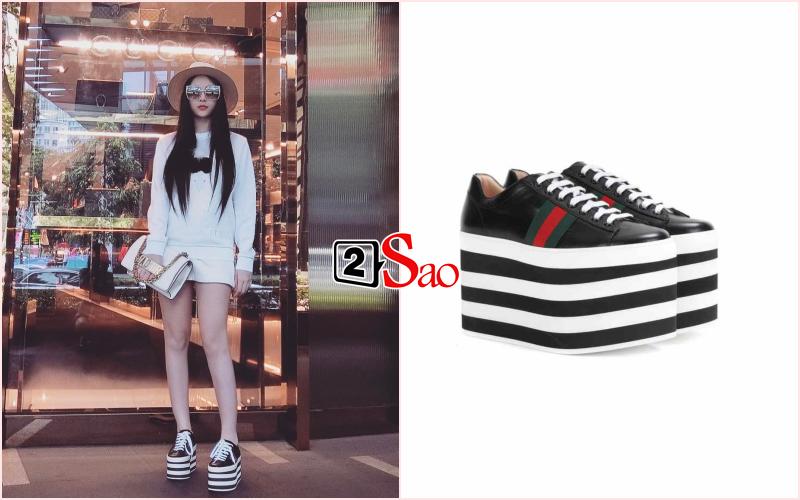 Những đôi giày cao hú hồn Huyền Baby dùng để ăn gian chiều cao-13