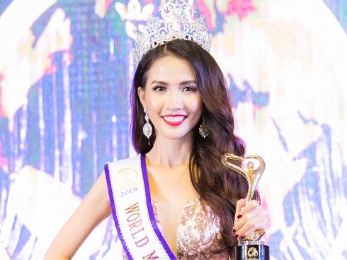 Phan Thị Mơ thừa nhận sụt cân không phanh sau khi thi Hoa hậu Đại sứ Du lịch Thế giới 2018-9
