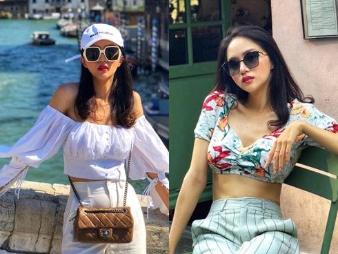 Hoa hậu Hương Giang chuộng đồ khoe eo 56cm có đẹp bằng Ngọc Trinh?