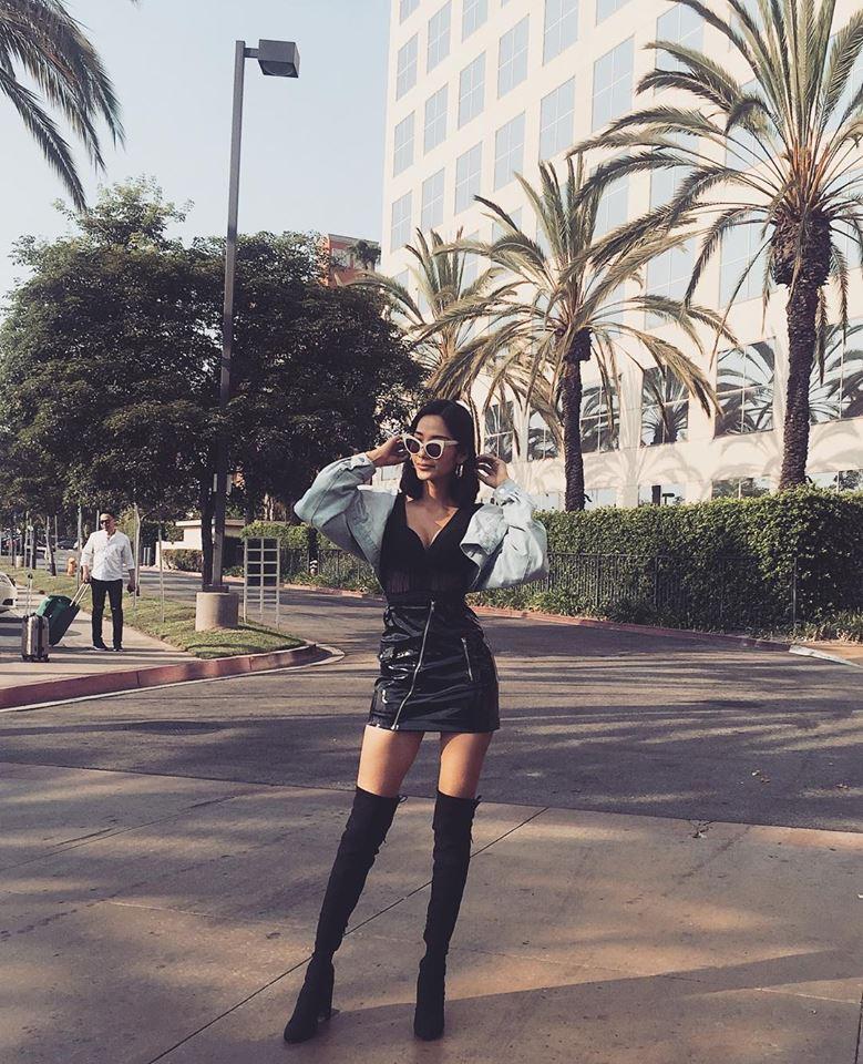 Đàm Thu Trang khoe vóc dáng nuột nà với bikini-3