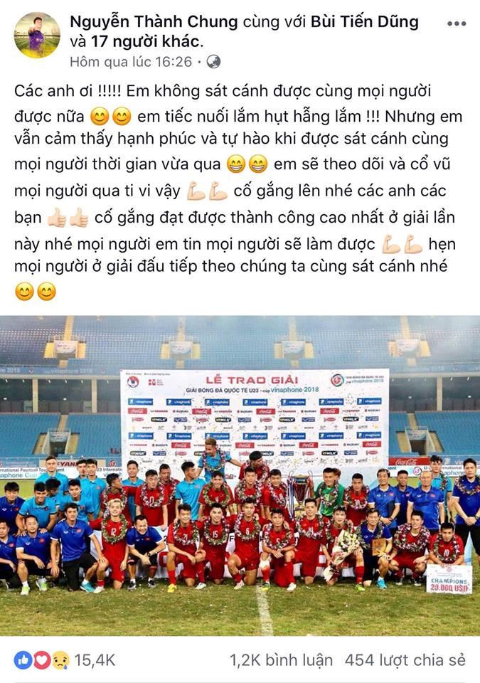 Dàn cầu thủ U23 VN đồng loạt đăng ảnh trước khi tham dự ASIAD 2018-8