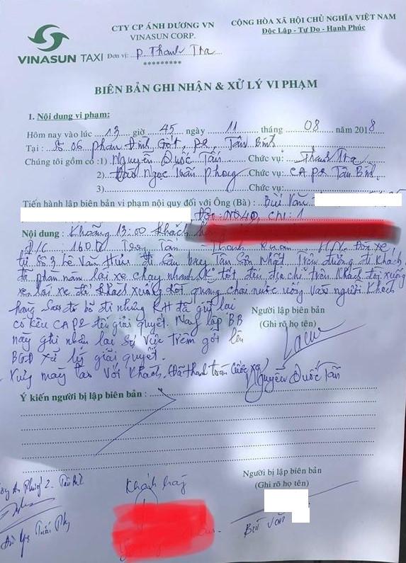 Khách hàng tố tài xế Vinasun chửi mắng, hành hung-2