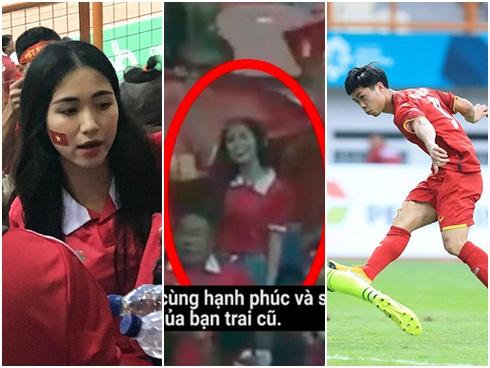 Công Phượng bối rối khi Hòa Minzy xuất hiện trên sân tập-12