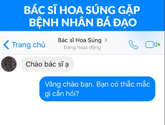 Chết cười với màn khám bệnh của bác sĩ hoa súng