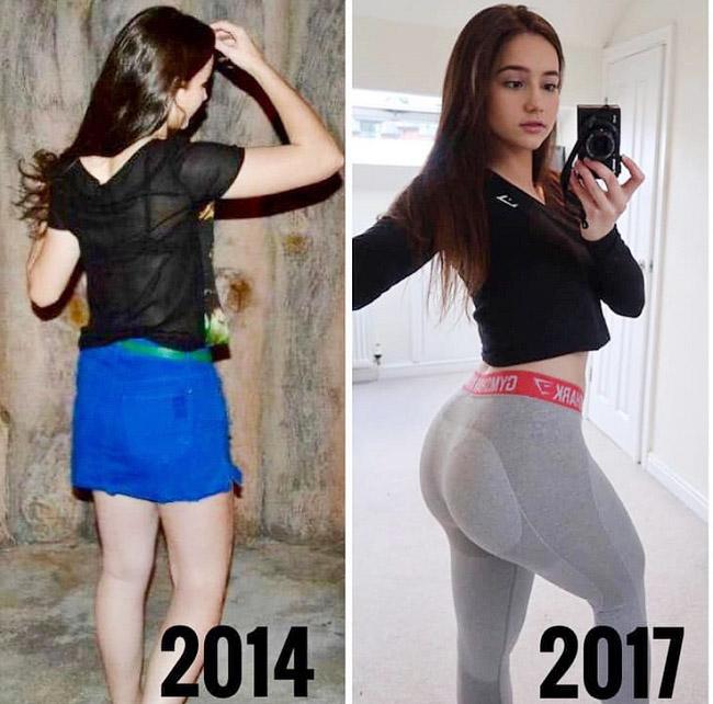 Bị bạn trai đá vì trước sau phẳng lì, cô gái lột xác thành siêu vòng 3-1