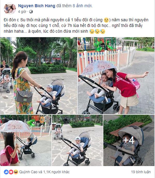 Ở với Hằng Túi, con trai Bella ngày càng bụ bẫm, được dùng xe đẩy nhập khẩu-1