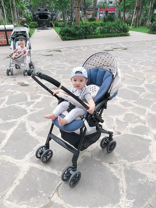 Ở với Hằng Túi, con trai Bella ngày càng bụ bẫm, được dùng xe đẩy nhập khẩu-3