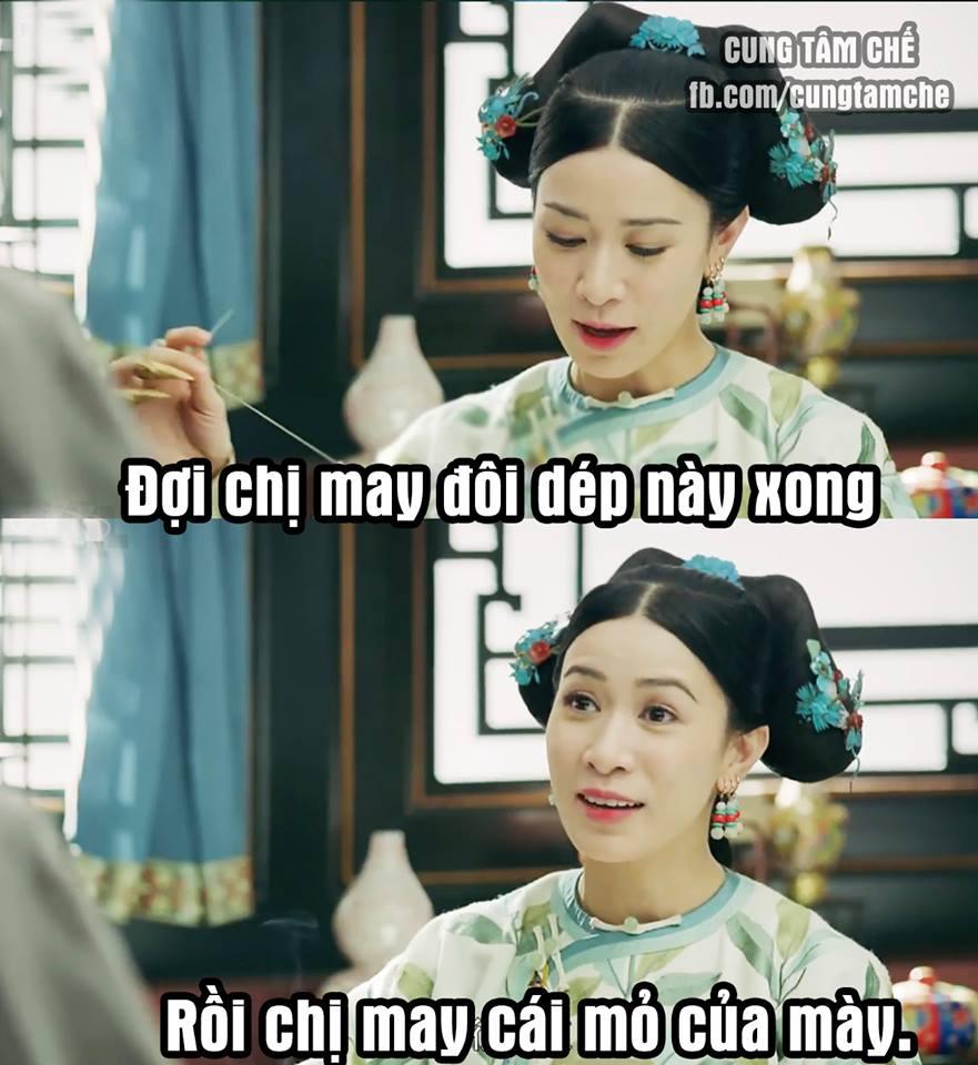 Đóng vai ác quá đạt, Xa Thi Mạn trở thành nhân vật bị chế ảnh nhiều nhất Diên Hi Công Lược-2