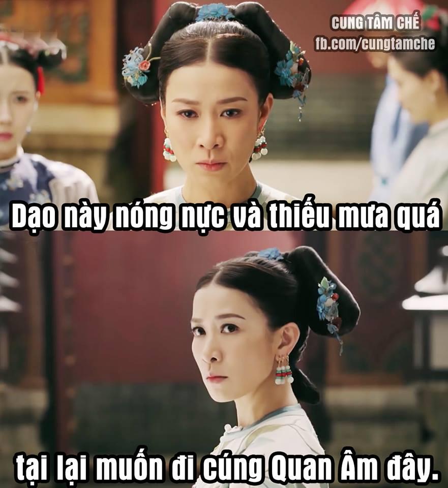 Đóng vai ác quá đạt, Xa Thi Mạn trở thành nhân vật bị chế ảnh nhiều nhất Diên Hi Công Lược-7