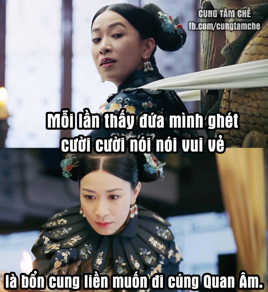 Đóng vai ác quá đạt, Xa Thi Mạn trở thành nhân vật bị chế ảnh nhiều nhất Diên Hi Công Lược-8