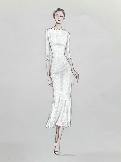 Hé lộ 3 chiếc váy cưới của Á quân Next Top đầu tiên Tuyết Lan-1