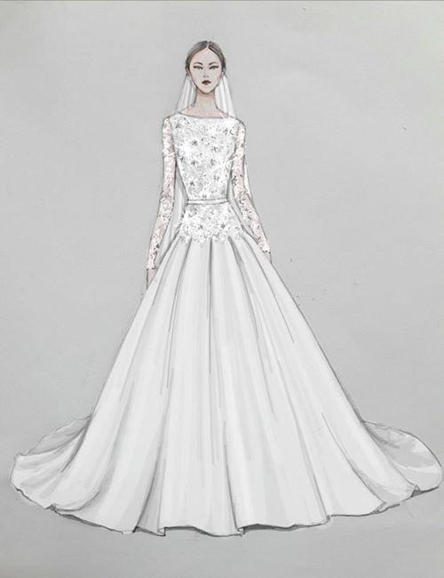 Hé lộ 3 chiếc váy cưới của Á quân Next Top đầu tiên Tuyết Lan-3