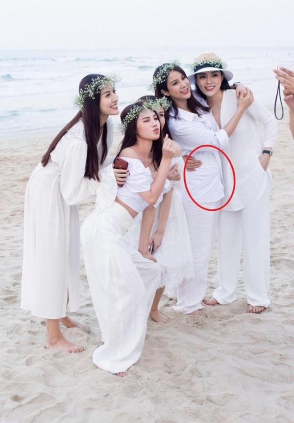 Trước Nhã Phương, nhiều mỹ nhân Việt cũng bị nghi cưới chạy bầu khi mặc áo cô dâu mà bụng lùm lùm-5