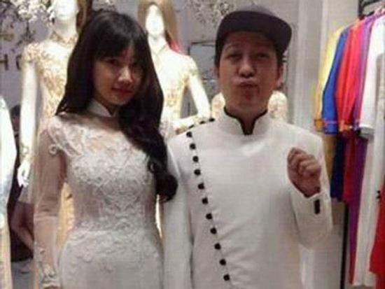 Lộ ảnh Nhã Phương thử áo cưới, chuẩn bị cùng Trường Giang về chung nhà?