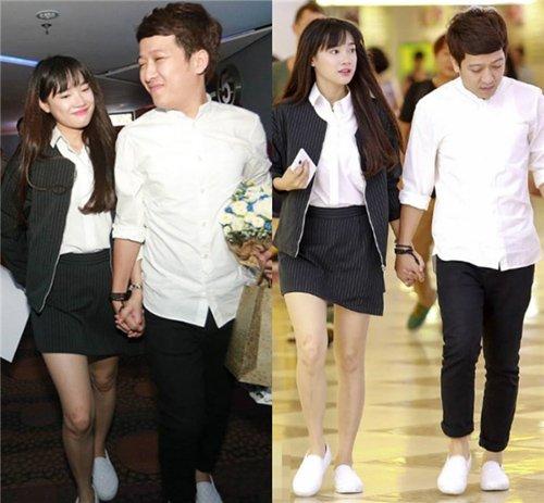 Gu thời trang tông xuyệt tông từ yêu đến cưới của Trường Giang và Nhã Phương-3