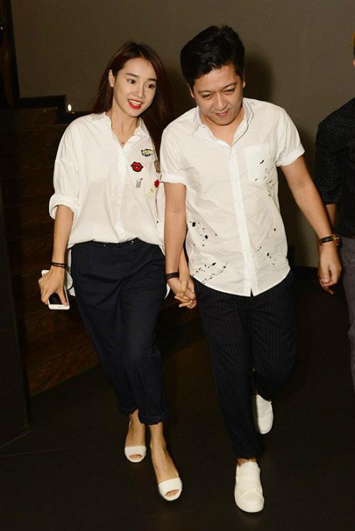 Gu thời trang tông xuyệt tông từ yêu đến cưới của Trường Giang và Nhã Phương-10