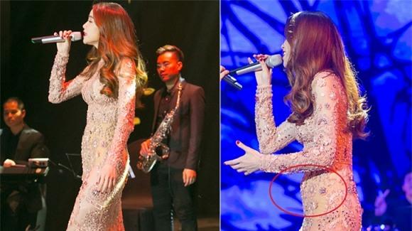 Sở hữu thân hình vệ nữ nhưng Hà Hồ, Ngọc Trinh lại thường xuyên bị váy áo tố giác vòng 2 như mang bầu-2