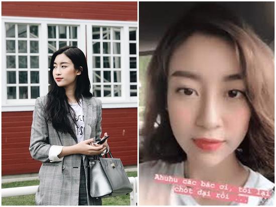 Đỗ Mỹ Linh đăng instagram sai chính tả nhưng cái người ta chú ý lại là mái tóc ngắn quá xinh