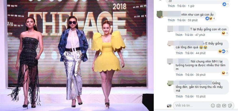 Minh Hằng mặc váy đèn lồng lên thảm đỏ The Face khiến cư dân mạng được phen cười muốn ngất-3