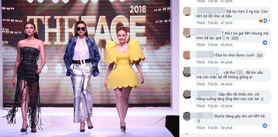 Minh Hằng mặc váy đèn lồng lên thảm đỏ The Face khiến cư dân mạng được phen cười muốn ngất-4