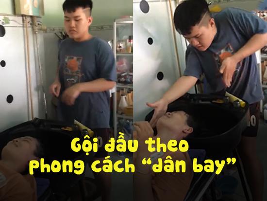 Khi bạn là cơ trưởng nhưng lại bị bắt đi gội đầu cho khách