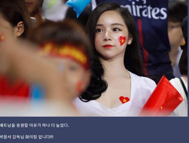 Báo Hàn phát cuồng trước vẻ đẹp nóng bỏng của ‘hot girl ngủ gật’ sau kỳ tích U23 Việt Nam-1