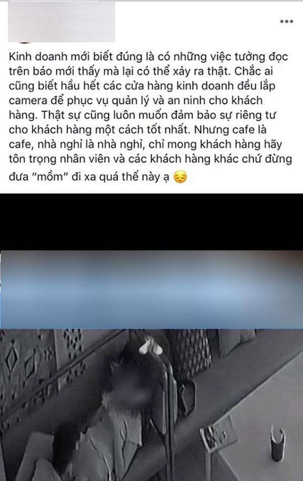 Sốc: Cặp nam nữ làm chuyện ấy ngay trên ghế trong quán cà phê tại Hà Nội-1