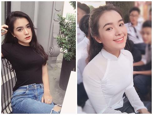 Nhan sắc của nữ sinh Trần Phú mang 3 dòng máu Thái - Việt - Trung