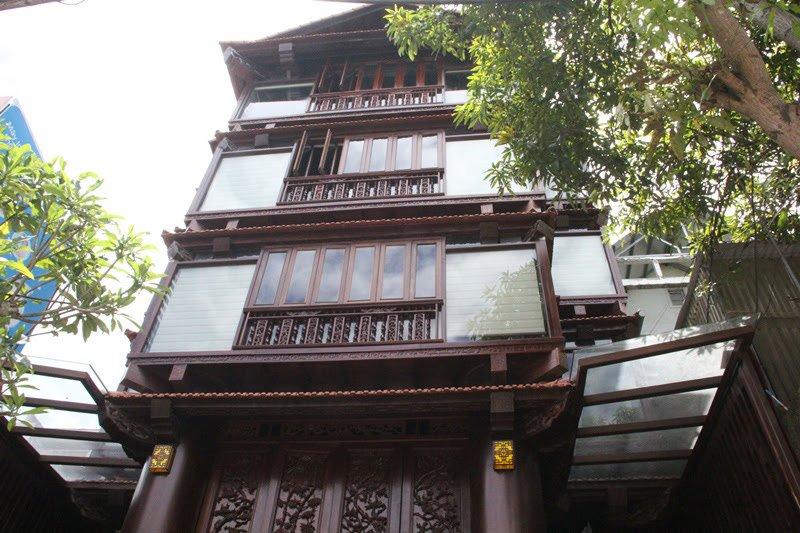 Ngôi nhà gỗ 5 tầng 30 tỷ độc nhất vô nhị Việt Nam của lão gia Hà Tĩnh-1