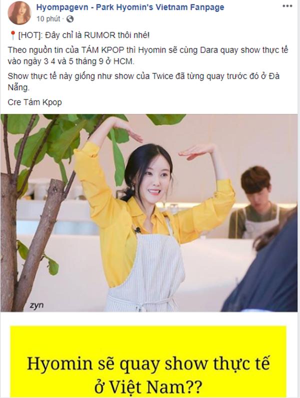 HOT: Xôn xao Hyomin (T-ara) trở lại Việt Nam ngay trong tháng 9?-1