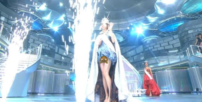 Tân Hoa hậu Hong Kong để lộ nội y phút đăng quang vì mặc váy quá ngắn-1