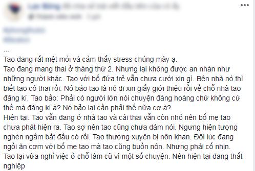 Lỡ dính bầu với bạn trai, cô gái đăng đàn hỏi có nên bỏ, ai ngờ bị ném đá dữ dội vì điều này-1