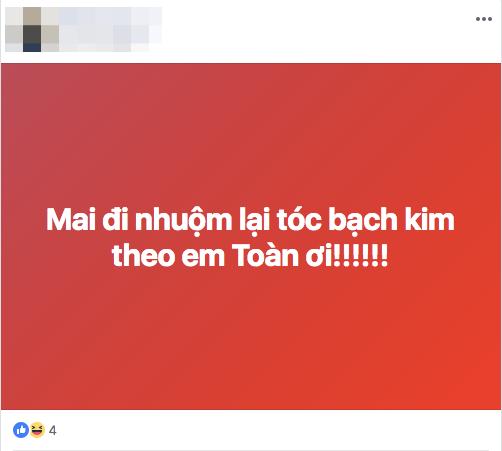 Văn Toàn U23 Việt Nam ghi bàn lịch sử làm giới trẻ rủ nhau đi nhuộm tóc bạch kim-5