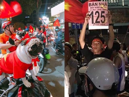 1.001 cách cổ động viên ăn mừng chiến thắng của Olympic Việt Nam