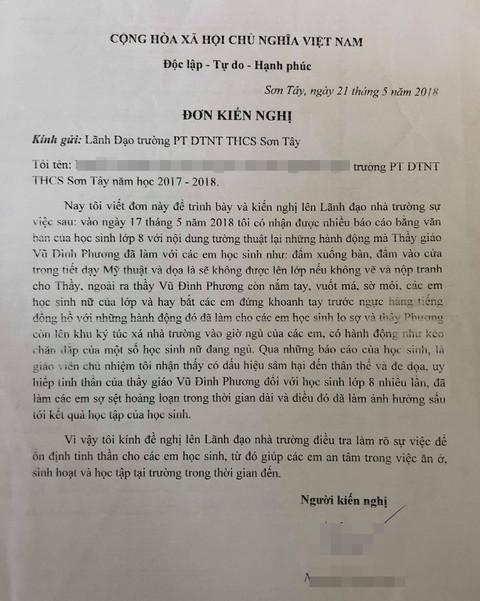 Hơn 60 đơn thư tố thầy giáo có hành động lạ với nữ sinh-4