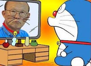 Phì cười trước loạt khoảnh khắc của HLV Park Hang Seo được cosplay y chang chú mèo máy Doraemon-4