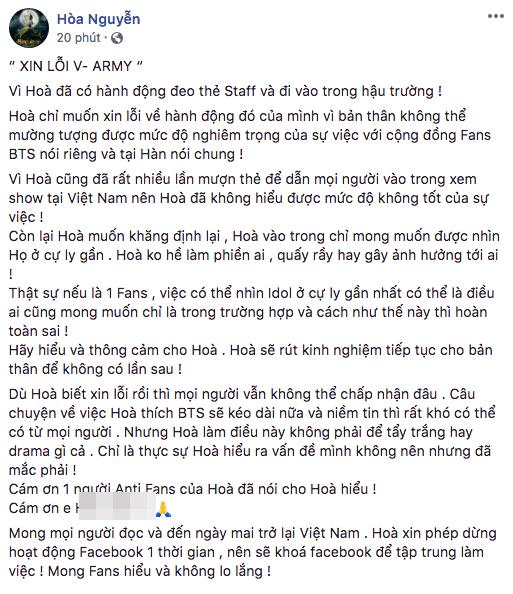 Hòa Minzy mạo danh nhân viên lao vào hậu trường chụp ảnh BTS khiến fan toàn thế giới bùng cơn phẫn nộ-4