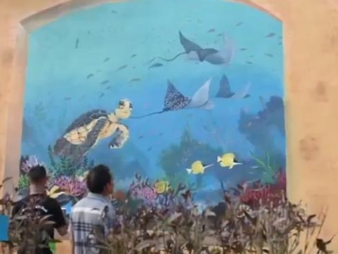 Làng bích họa mê hoặc du khách ở đảo Bé Lý Sơn