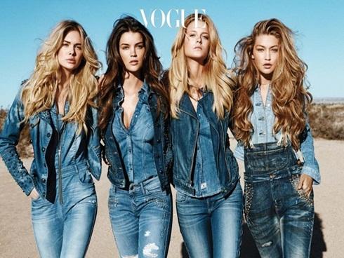 Học mỹ nhân thế giới mặc denim cả bộ đẹp nghẹn lời-12