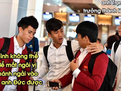 Loạt ảnh chế U23 Việt Nam - ai sẽ đăng quang nếu thi hoa hậu?-15