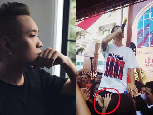 JustaTee trả lời về nghi vấn bị quấy rối khi biểu diễn ở trường học