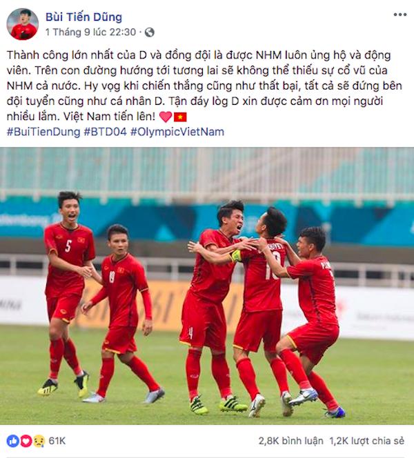 Tiến Dũng lần đầu chia sẻ cảm xúc khi bị người hâm mộ chỉ trích-1