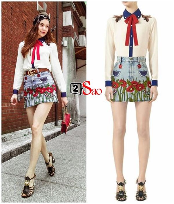 Mặc lại áo của Hà Hồ và Tiffany nhưng em út Jennie (Black Pink) đẹp xuất sắc lấn át 2 đàn chị-8