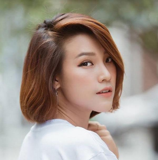 MC Hoàng Oanh chia sẻ bí quyết chăm sóc tóc nhuộm-1